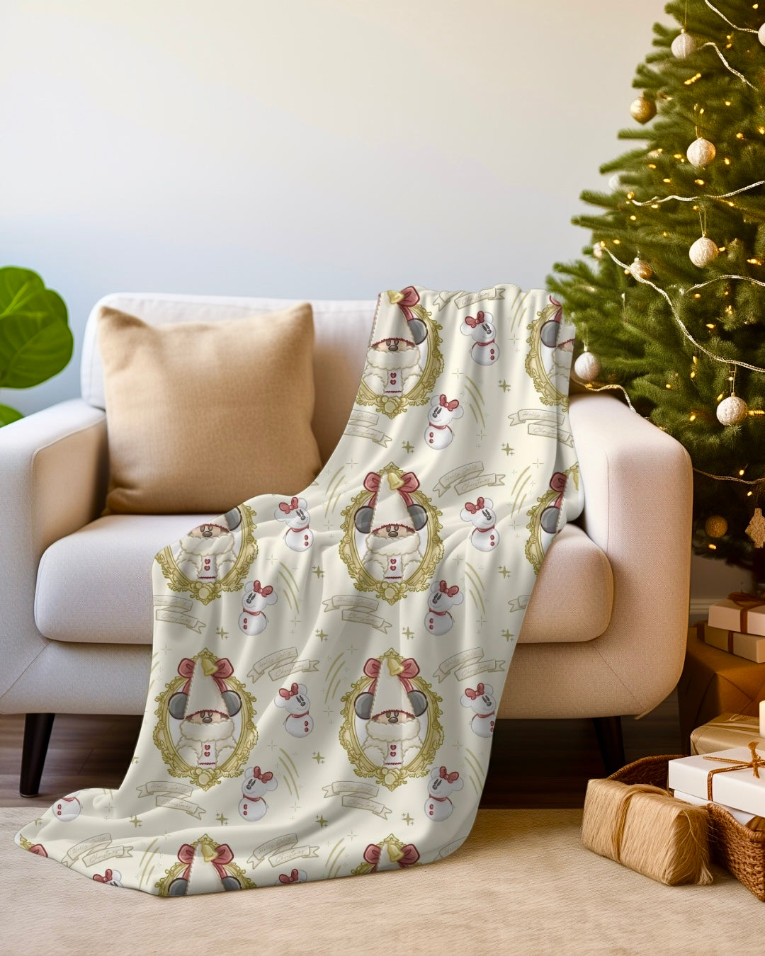 Magical Gnome Christmas Blanket