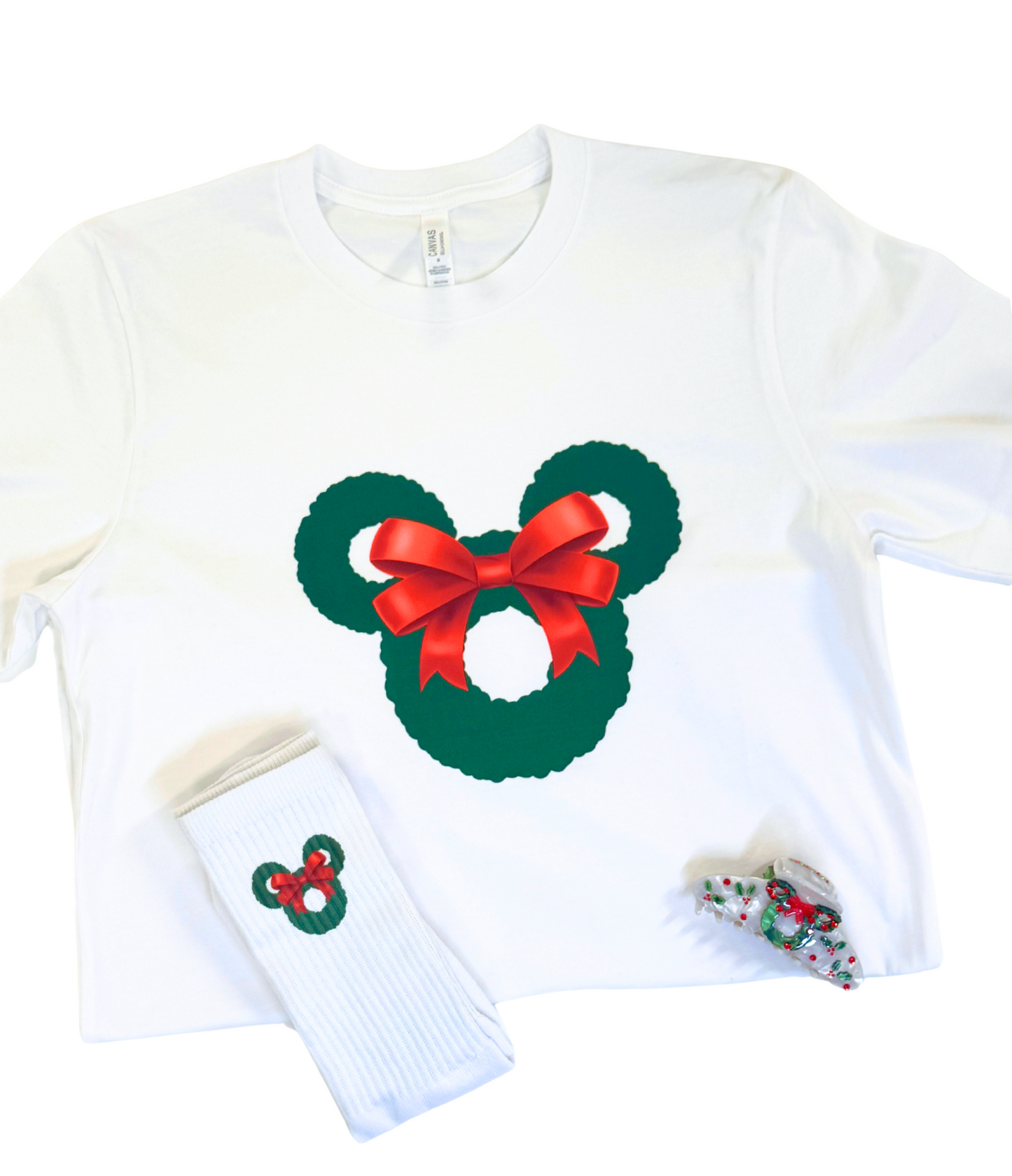 MOUSE WREATH ADULT T-SHIRT