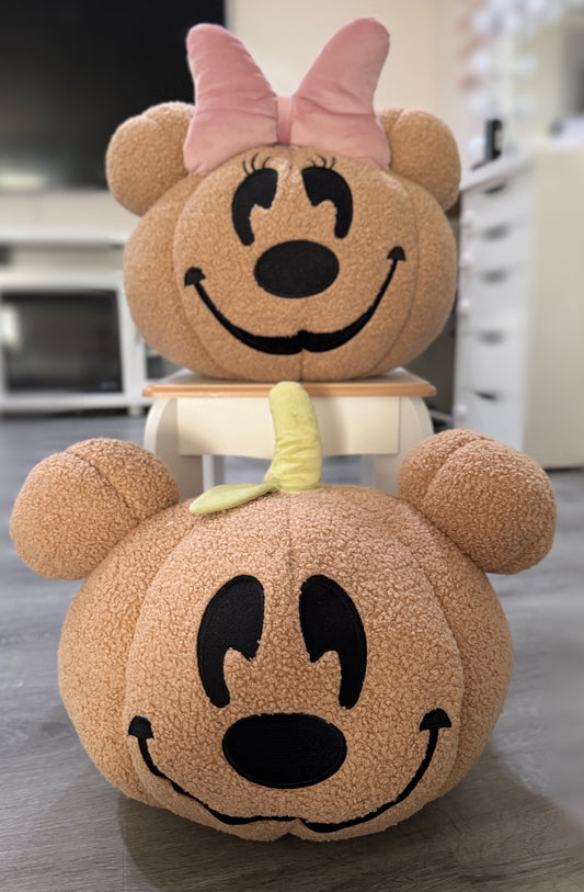Mouse Couple Pumpkin Pillow Bundle
