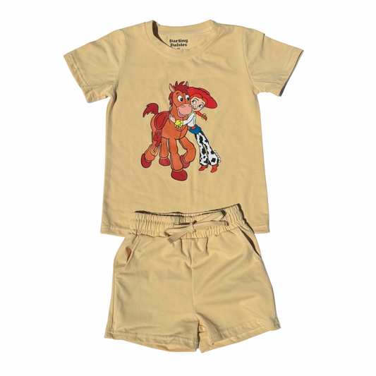 Jessie & Bullseye Shorts Set