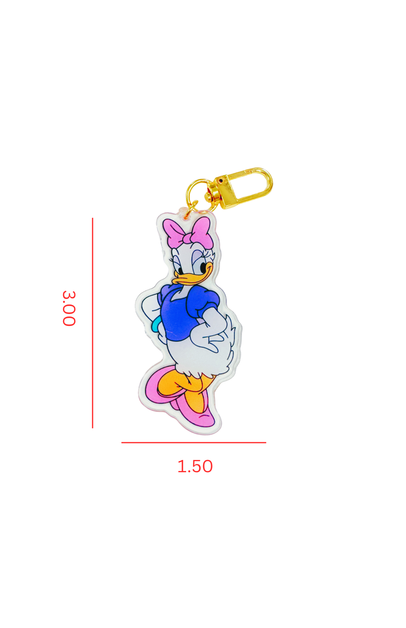 Daisy Duck Bag Charm / Keychain